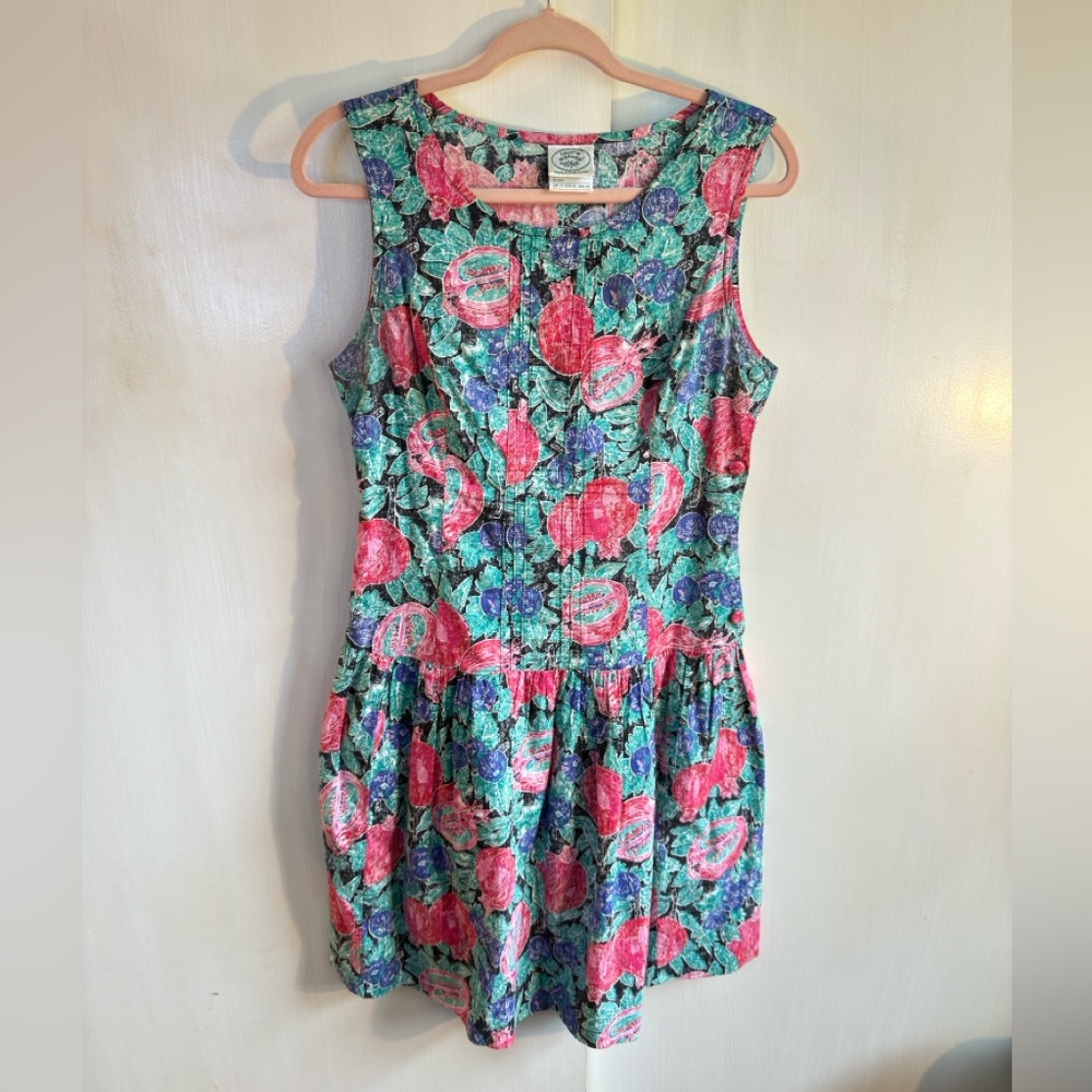 Laura Ashley Vintage Sz 10 Pomegranate Dress